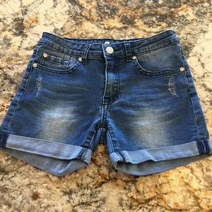 7 for all Mankind Distressed Denim Shorts